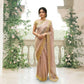 Lilac Multicolour Saree with Embroidered