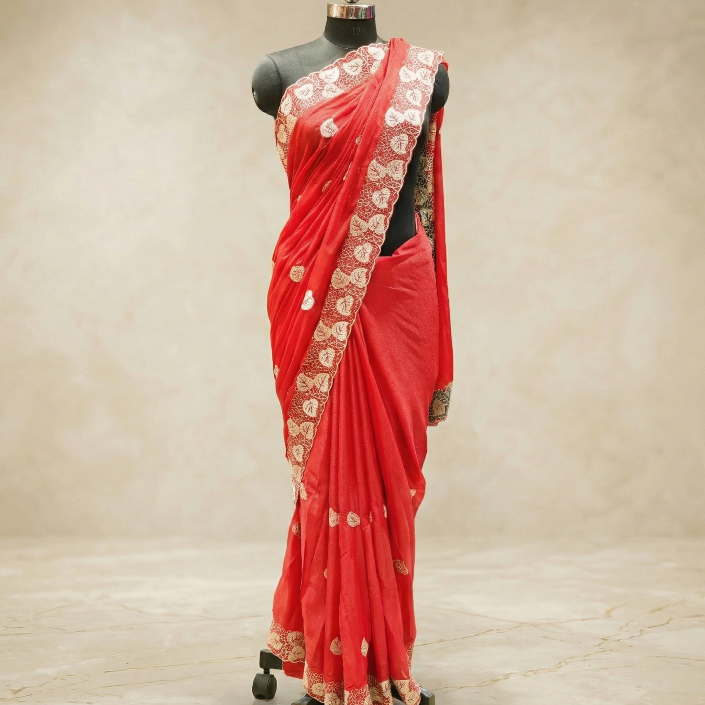 Red Georgette Saree