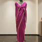 Brinjal Purple Mirror Saree