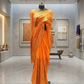 Mustard Yellow Designer Saree