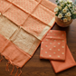 Rust Banarasi Silk 3-Piece Suit Fabric