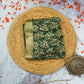 Green Floral Zari Work Chiffon Crepe Saree