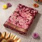 Wine Colour Crepe Saree with floral print