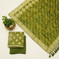 Green Organza 3-Piece Suit Fabric