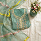 Mint Blue 3-Piece Suit Fabric