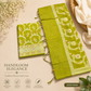 Green Banarasi Cotton Silk Fabric