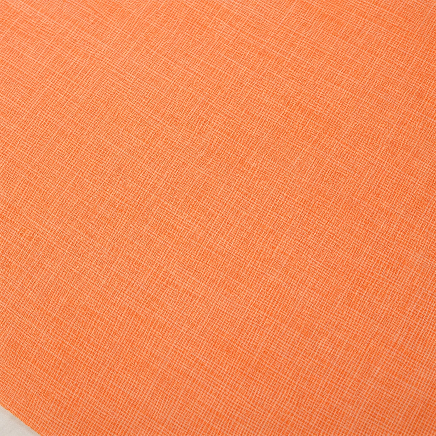 Orange Soft Cotton Linen Saree