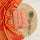 Orange 3-Piece Suit Fabric