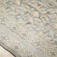 Chiffon Crepe Blue floral Saree