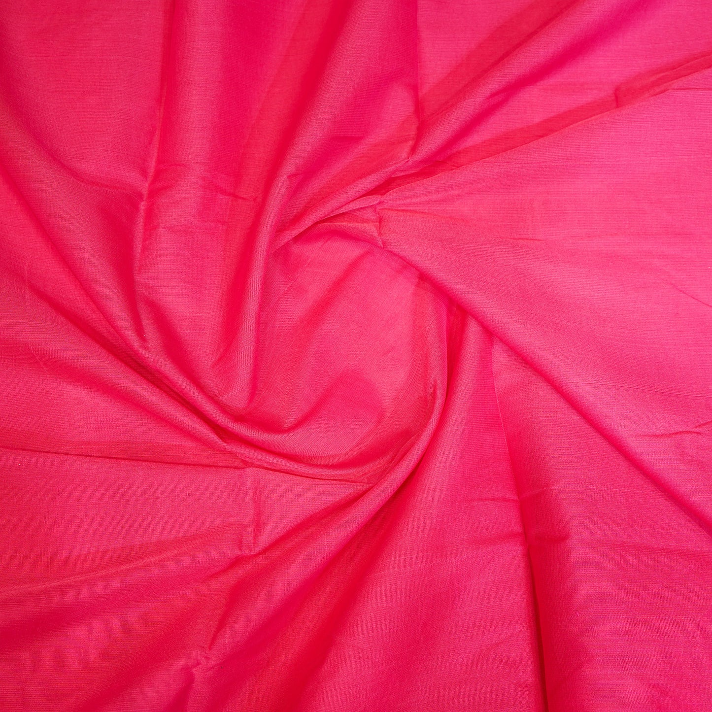 Pink  cotton linen saree with gold zari border