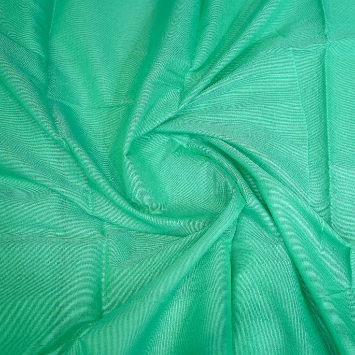 Blue soft cotton saree with zari border