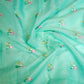 Sky Blue Soft Cotton Linen Saree