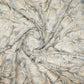 Chiffon Crepe Blue floral Saree