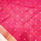 Chiffon crepe saree in Maroon Ghatchola design