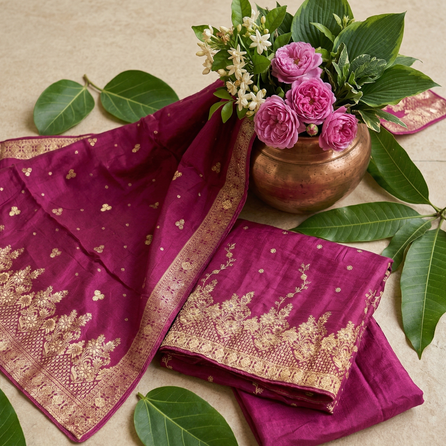 Purple 3-Piece Suit Fabric