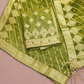 Green Organza 3-Piece Suit Fabric