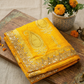 Royal Golden Yellow Matka Silk Saree
