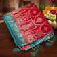 Turquoise Blue Zari  Saree
