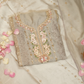 Grey Lilac Georgette 3-Piece Suit Fabric