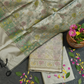 Grey Banarasi Silk 3-Piece Suit Fabric